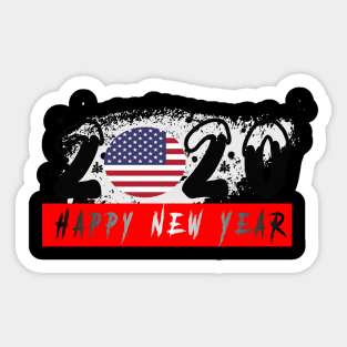 HAPPY NEW YEAR 2020 Sticker